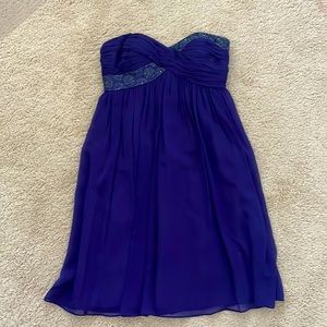 Maggie London chiffon beaded cocktail dress sz 4